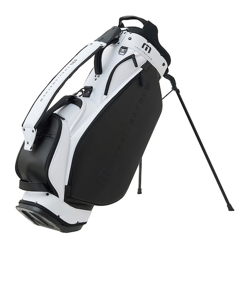トラヴィスマシュー　キャディバッグ 白黒 トラヴィスマシュー（Travis Mathew）キャディバッグ RTM スタンド