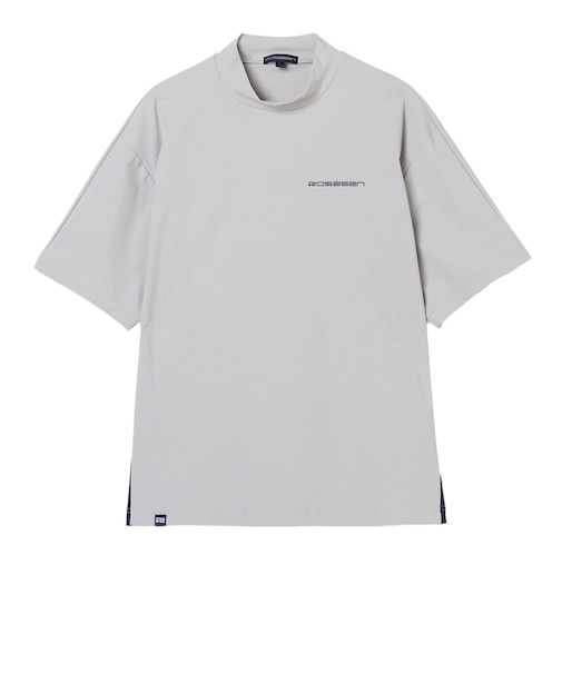 ROSASEN（ROSASEN）ゴルフ 超撥水 バックロゴ半袖モックネックシャツ 044-25243-26SS-011