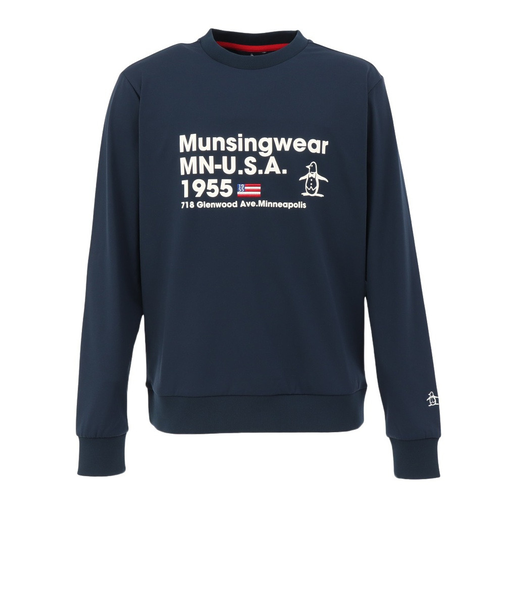 マンシング（MUNSING）ゴルフウェア 長袖 KARUISHI はっ水カットソー MG6SSW31M NV00