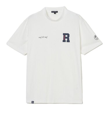 ROSASEN（ROSASEN）ゴルフウェア 吸水速乾 ベアカノコ 半袖モックネックシャツ 044-25343-26SS-004