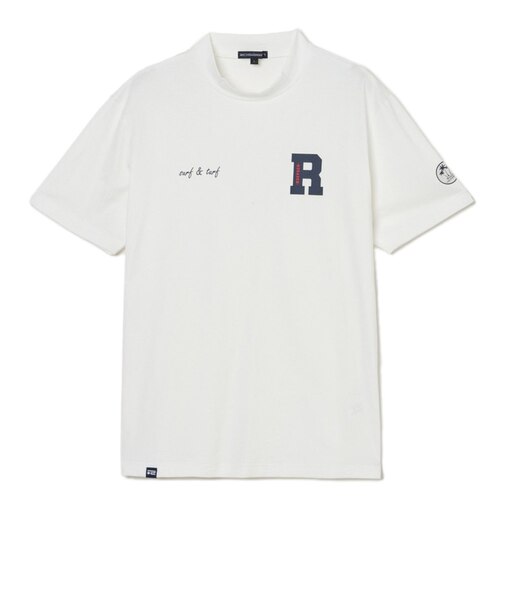 ROSASEN（ROSASEN）ゴルフウェア 吸水速乾 ベアカノコ 半袖モックネックシャツ 044-25343-26SS-004