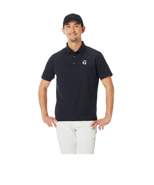 テーラーメイド(TAYLORMADE)ゴルフウェア スクリプトジャガード半袖ポロシャツ M20974-TL738