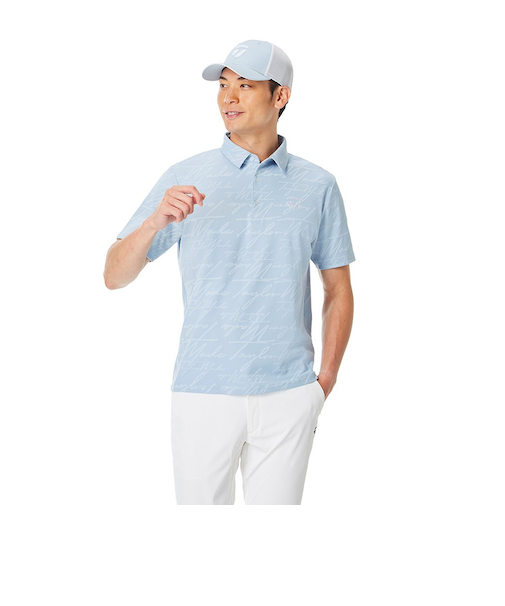 テーラーメイド（TAYLORMADE）ゴルフウェア スクリプトジャガード半袖ポロシャツ M20975-TL738