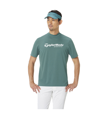 テーラーメイド（TAYLORMADE）モックネック ゴルフ 半袖 メンズ BEYOND DRIVEN M24006-TL746