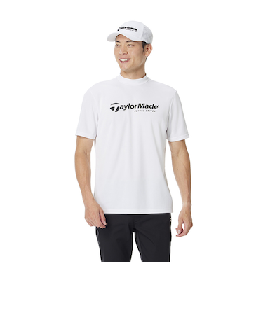 テーラーメイド（TAYLORMADE）モックネック ゴルフ 半袖 メンズ BEYOND DRIVEN M24005-TL746
