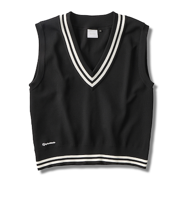 テーラーメイド（TAYLORMADE）ゴルフウェア Vネックラインドセーターベスト M24167-TL793