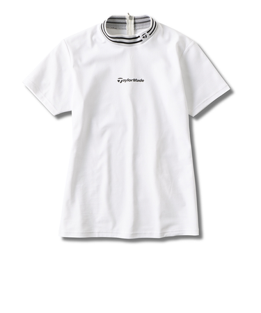 テーラーメイド（TAYLORMADE）モックネック レディース ゴルフ ベーシック半袖モック M24194-TL801