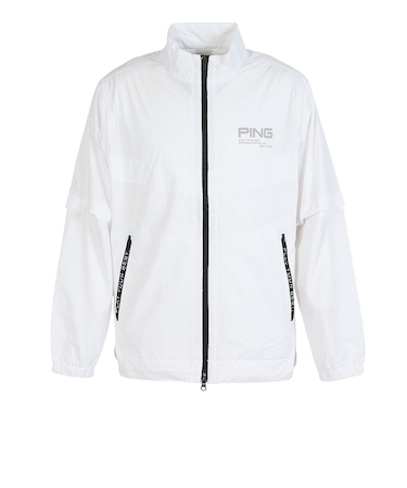 ピン（PING）ゴルフウェア アウター 2WAY 撥水ブルゾン 621-6120101-030