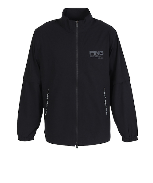 ピン（PING）ゴルフウェア アウター 2WAY 撥水ブルゾン 621-6120101