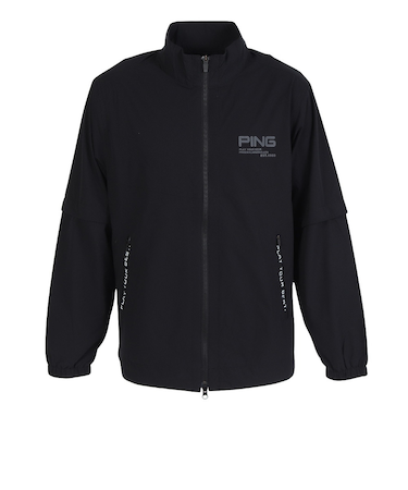 ピン（PING）ゴルフウェア アウター 2WAY 撥水ブルゾン 621-6120101-010