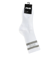 ピン（PING）ゴルフ 消臭 足底パイル ロゴライン ミドルソックス 621-6186105-020