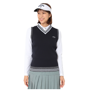 キャロウェイ（CALLAWAY）ゴルフウェア リブ編み Vネックニットベスト C26119200-1120