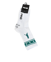 ピン(PING)ゴルフ Mr.PING ラインデザイン ミドルソックス 621-6186111-140