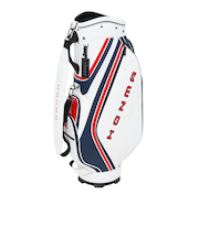本間ゴルフ(HONMA)ゴルフ カート式 キャディバッグ 9型 5分割 CB12604 WH/NV