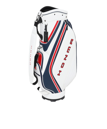 本間ゴルフ（HONMA）ゴルフ カート式 キャディバッグ 9型 5分割 CB12604 WH/NV