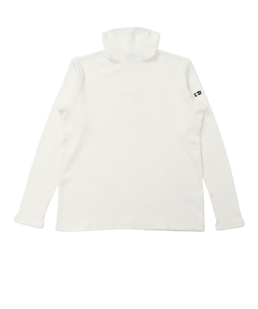 フィドラ（FIDRA）ゴルフウェア 長袖 ブロックフリースハイネックシャツ FV5STG08 WHT