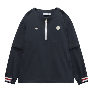 ルコックスポルティフ（lecoqsportif）ゴルフウェア 2WAYクルーネックブルゾン LG6SWB00L NV00