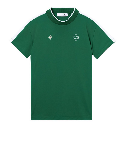 ルコックスポルティフ（lecoqsportif）ゴルフ モックネック半袖シャツ LG6SHS50L GR00