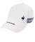 ルコックスポルティフ（lecoqsportif）帽子 被り深め テープロゴキャップ LG6SCP03L WH00