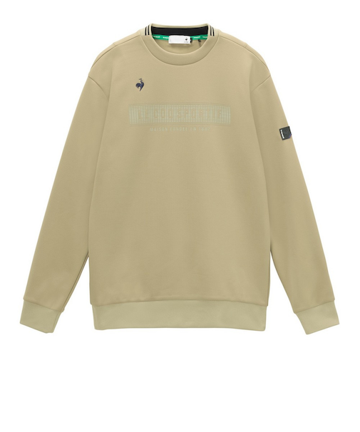 ルコックスポルティフ（lecoqsportif）ゴルフ ロゴプリント長袖クルーネックカットソー LG6SSW00M BG00