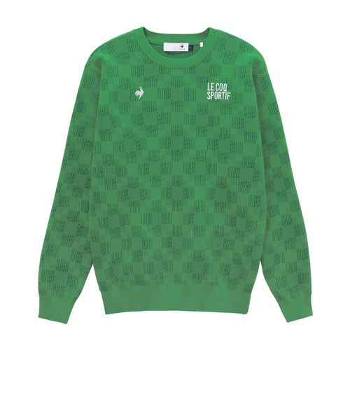ルコックスポルティフ（lecoqsportif）ゴルフウェア 幾何学チェック柄