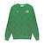 ルコックスポルティフ（lecoqsportif）ゴルフウェア 幾何学チェック柄ウォッシャブルクルーネックセーター LG6SST00M GR00