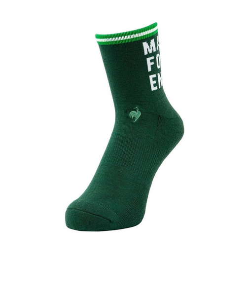 ルコックスポルティフ（lecoqsportif）シーズンロゴショート丈ソックス LG6SSO03M GR00