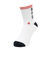 ルコックスポルティフ（lecoqsportif）シーズンロゴショート丈ソックス LG6SSO03M WH00