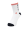 ルコックスポルティフ（lecoqsportif）シーズンロゴショート丈ソックス LG6SSO03M WH00