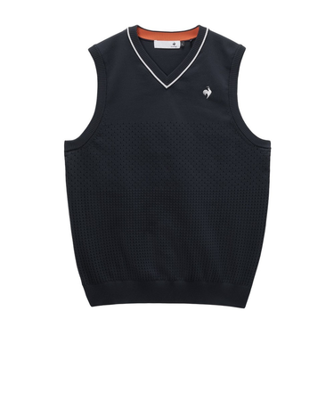 ルコックスポルティフ（lecoqsportif）ゴルフウェア ウォッシャブルVネック ニットベスト LG6SVE50M NV00