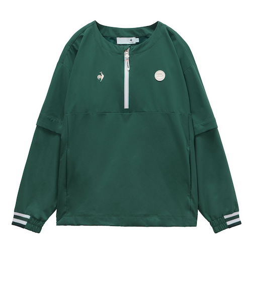 ルコックスポルティフ（lecoqsportif）ゴルフウェア 2WAYクルーネックブルゾン LG6SWB00L GR00