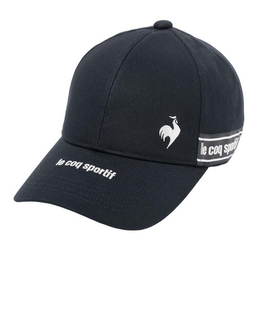 ルコックスポルティフ（lecoqsportif）帽子 被り深め テープロゴキャップ LG6SCP03L NV00