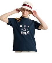 マンシング(MUNSING)ゴルフ SUNSCREEN モックネック 半袖シャツ MG6SHS33L NV00