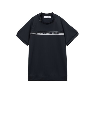 ルコックスポルティフ（lecoqsportif）ゴルフ ワイドシルエット モックネック半袖シャツ LG6SHS51L NV00