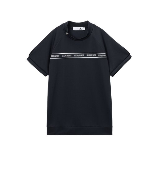 ルコックスポルティフ（lecoqsportif）ゴルフ ワイドシルエット モックネック半袖シャツ LG6SHS51L NV00
