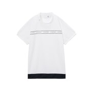 ルコックスポルティフ（lecoqsportif）ゴルフ ワイドシルエット モックネック半袖シャツ LG6SHS51L WH00