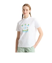 マンシング（MUNSING）ゴルフ SUNSCREEN モックネック 半袖シャツ MG6SHS33L WH00