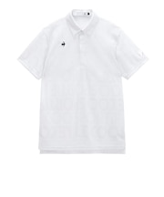 ルコックスポルティフ（lecoqsportif）ゴルフウェア グラフィックロゴボーダー柄 半袖シャツ LG6SHS06M GY00