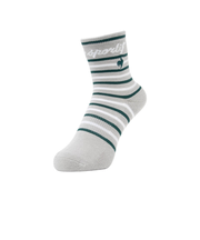 ルコックスポルティフ(lecoqsportif)ボーダー柄 ショート丈ソックス LG6SSO04L GY00