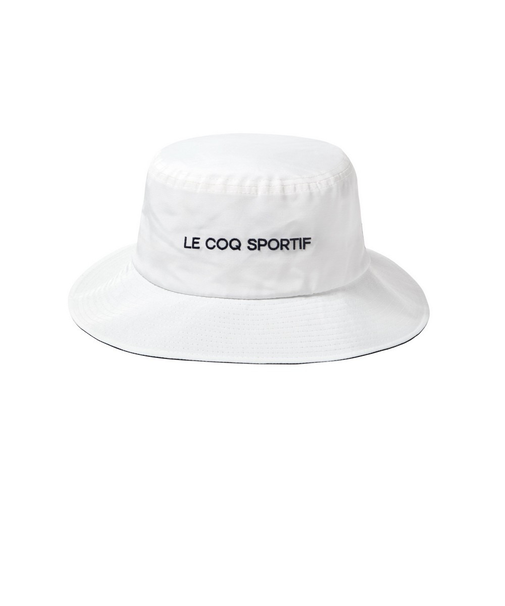 ルコックスポルティフ（lecoqsportif）帽子 まぶガード ひも付きハット LG6SCP71L WH00