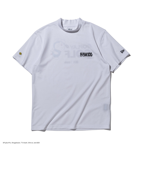 ニューエラ（NEW ERA）モックネック ゴルフ 鹿の子 ミッドネック Tシャツ ドラえもん 半袖Tシャツ 14935372