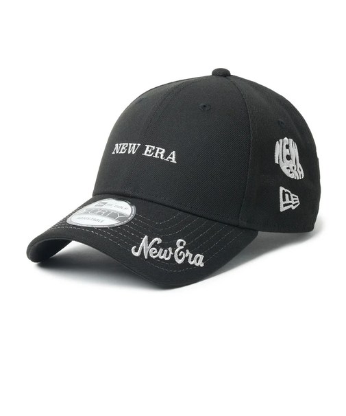 ニューエラ（NEW ERA）帽子 ゴルフ 9FORTY アーカイブロゴ ブラック 14747252