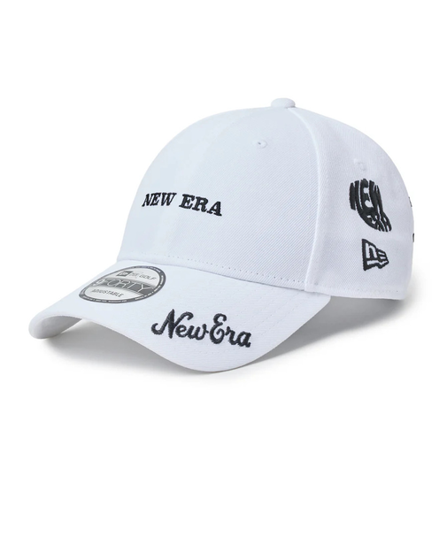 ニューエラ（NEW ERA）帽子 ゴルフ 9FORTY アーカイブロゴ ホワイト 14747250