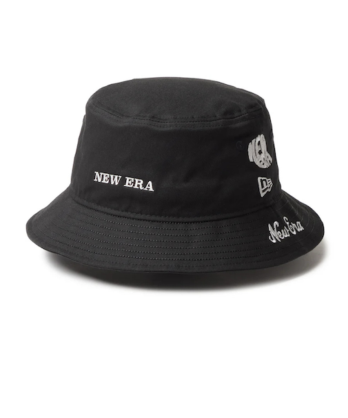 ニューエラ（NEW ERA）帽子 ゴルフ バケット01 アーカイブロゴ ブラック 14747195