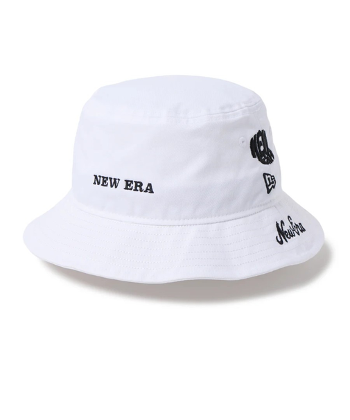 ニューエラ（NEW ERA）帽子 ゴルフ バケット01 アーカイブロゴ ホワイト 14747193