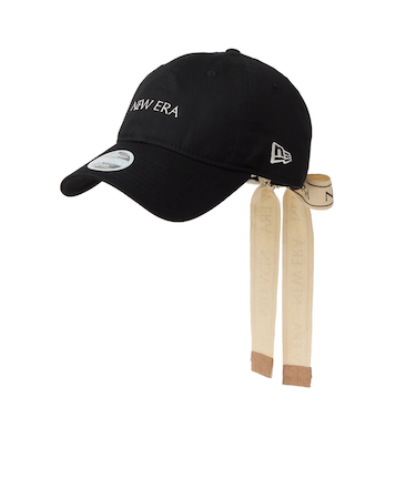 ニューエラ（NEW ERA）帽子 ゴルフ 9TWENTY ロゴテープ ブラック 14747150
