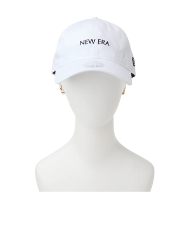 ニューエラ（NEW ERA）帽子 ゴルフ 9TWENTY ロゴテープ ホワイト 14747149