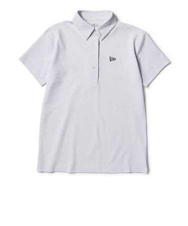 ニューエラ（NEW ERA）ゴルフウェア 半袖 鹿の子 ポロシャツ バーティカルロゴ 14859879