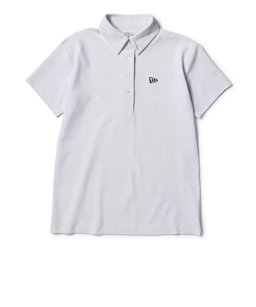 ニューエラ（NEW ERA）ゴルフウェア 半袖 鹿の子 ポロシャツ バーティカルロゴ 14859879