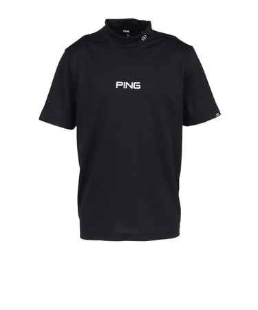 ピン（PING）ゴルフ サンベール クールフロー 半袖ハイネックシャツ 621-6167209-010
